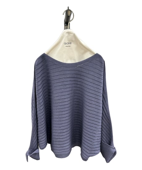 【ayane 26AW】 856719 横網みドルマンプルオーバーニット