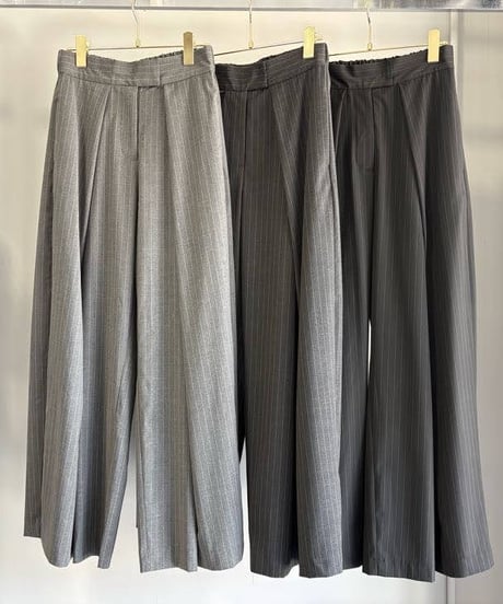 【MARGAUX VINTAGE 26AW】PT-26095-A ピンストライプワイドパンツ