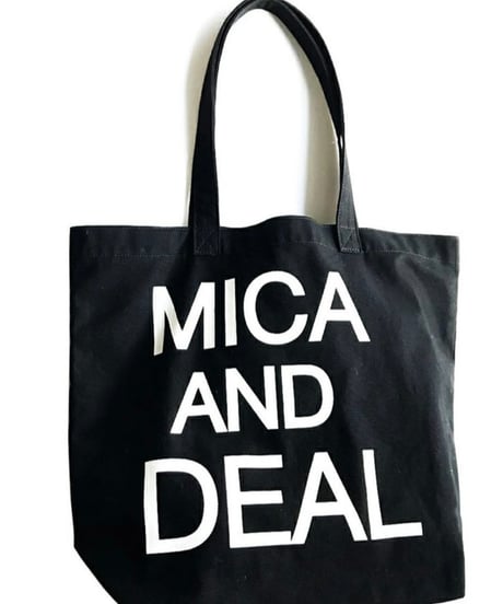 【MICA&DEAL】M00E023GD ロゴコットンバッグ