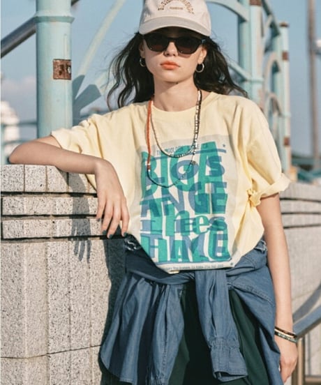 【Le Melange】8511012 『JHANKSON』x『Le Melange』コラボ 半袖プリントTee