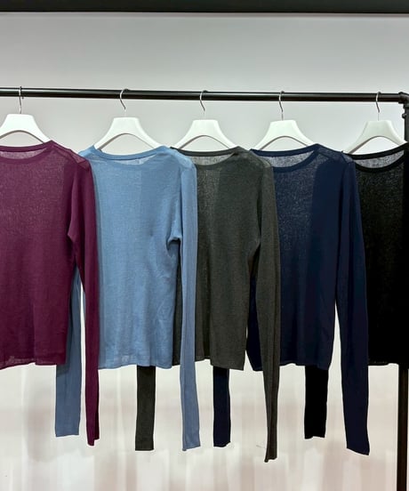 【PRIORITY 26AW】 P66210SW　シアーニットプルオーバー