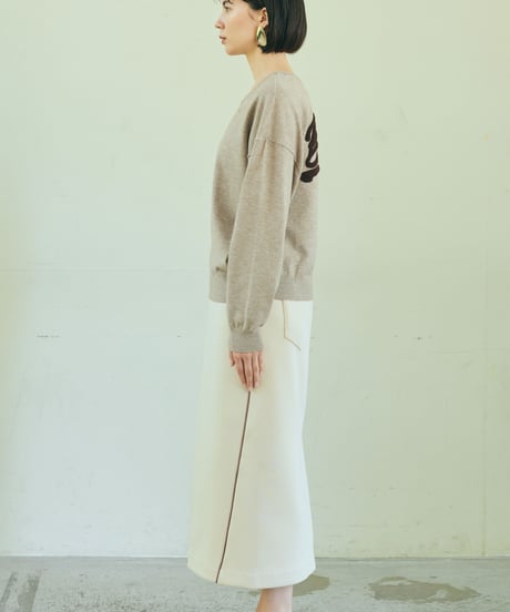 【ruxe 26AW】2634420 2WAYロゴニット