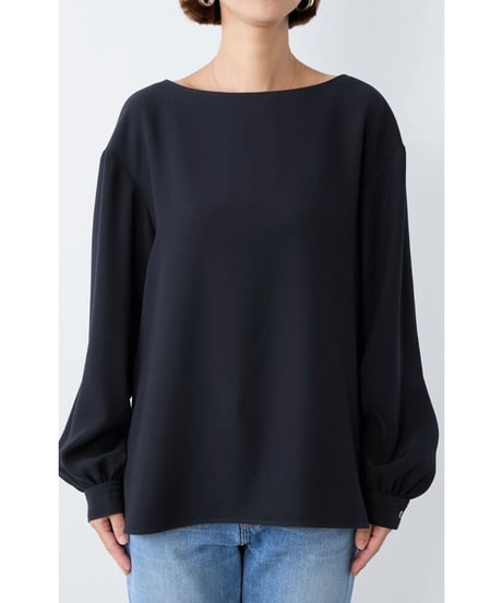 【MICA&DEAL】 0126101011 シルキーボートネックブラウス