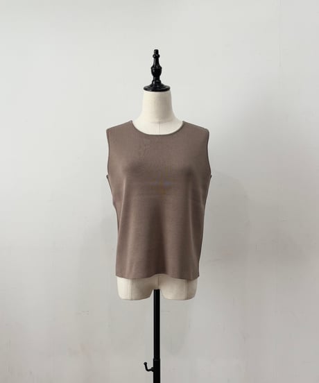 【siro de labonte】R613108 2way kami knit tank 30s/2silketcotton