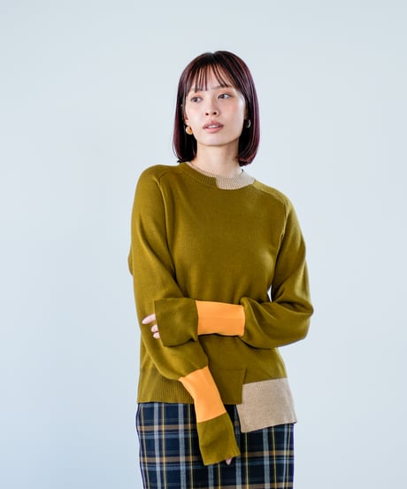 【Lallia Mu 26AW】2614431 ネックウォーマーセットニット