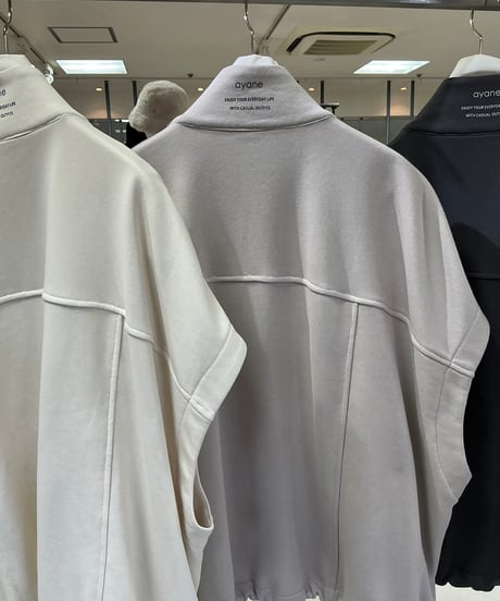 【ayane 26AW】  856736 軽量裏毛ゆったりベスト