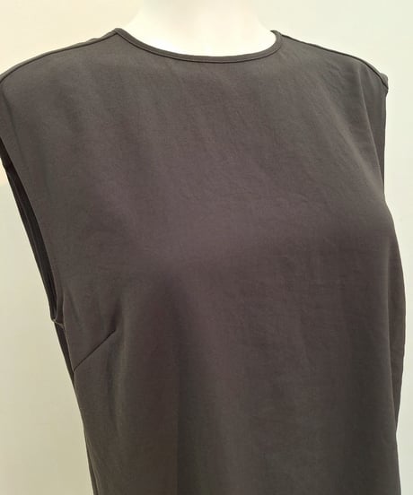 【cafune】525906 mat stretch georgette tuck blouse