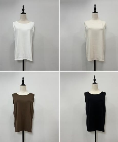 全国送料185円!!【siro de labonte 26SS】 R623204 KAMI tank!! ／　clean span
