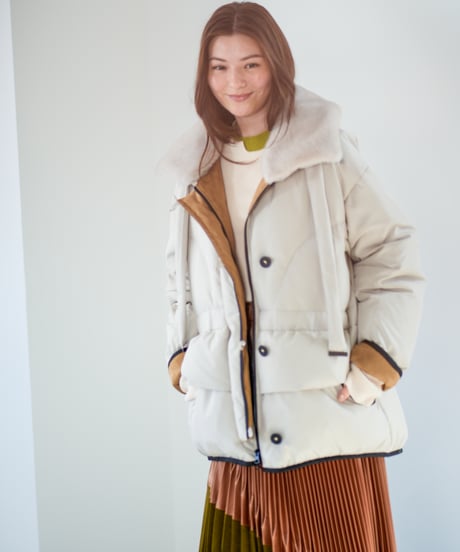 【Lallia Mu 26AW】2614050 ミンクカラーダウンコート