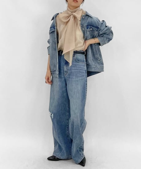 【cafune】515415 raglan sleeve denim jacket