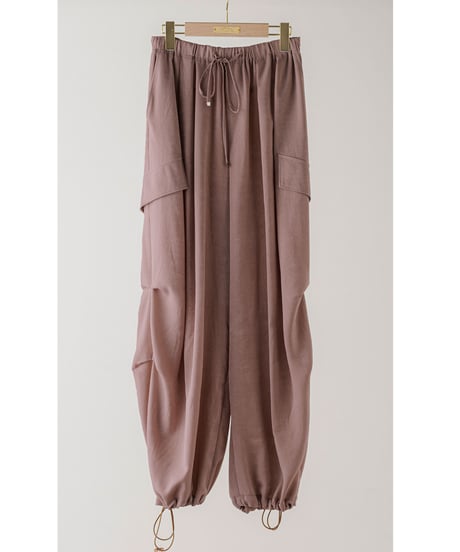 21【ruxe 26AW】  2633720 サテンカーゴパンツ