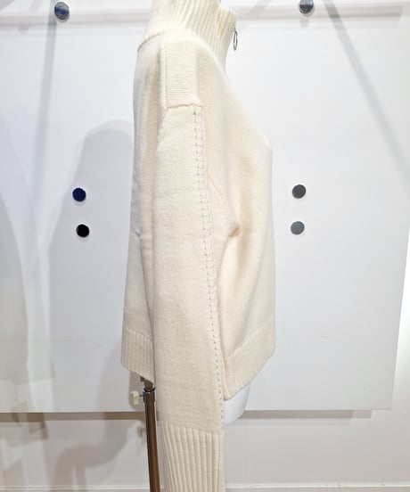 【ATELIER SIX】11256440 ウールハーフジッププルオーバー