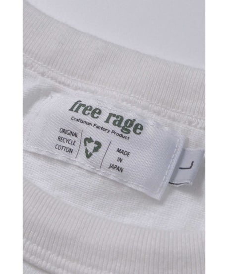 【free rage】 FRCC015 "Standard" リサイクルコットン長袖Tee (NEW ver,)