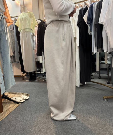 【cafune】525616 slub polyester volume pants