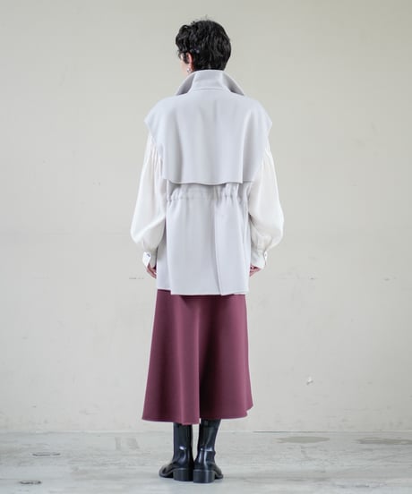 【Lallia Mu 26AW】2613200 リバーベストジャケット