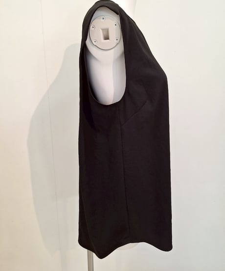 【cafune】525906 mat stretch georgette tuck blouse
