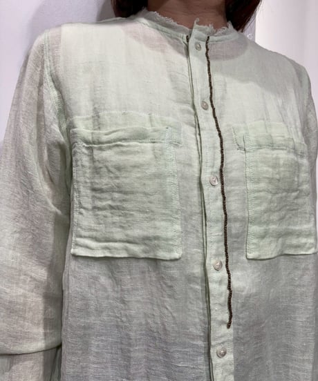 【LE MÉLANGE】8613209 クルーネックシャツ
