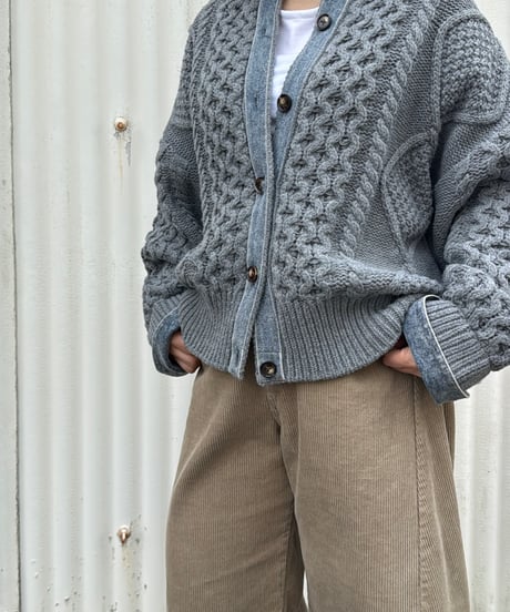 【ruxe 26AW】  2633413 ドッキングカウチンニット