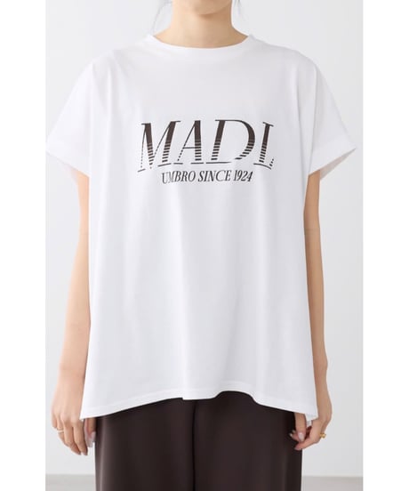 【UMBRO×MICA&DEAL】 0126309106 "MADL"ロゴプリントT-shirt