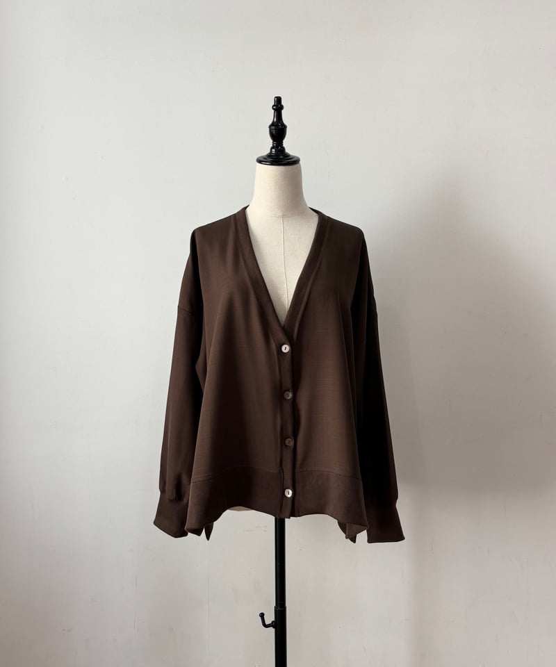 siro de labonte 26SS】R613312 wide cardigan lin