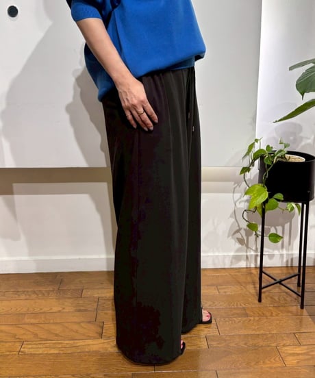 【cafune】625603 dry cotton wide easy pants