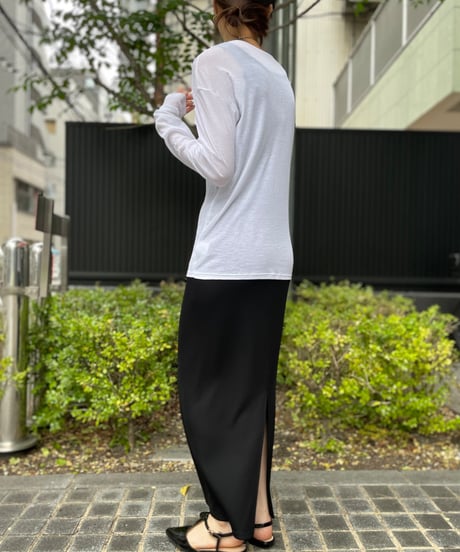 【cafune】535614  rib tight skirt
