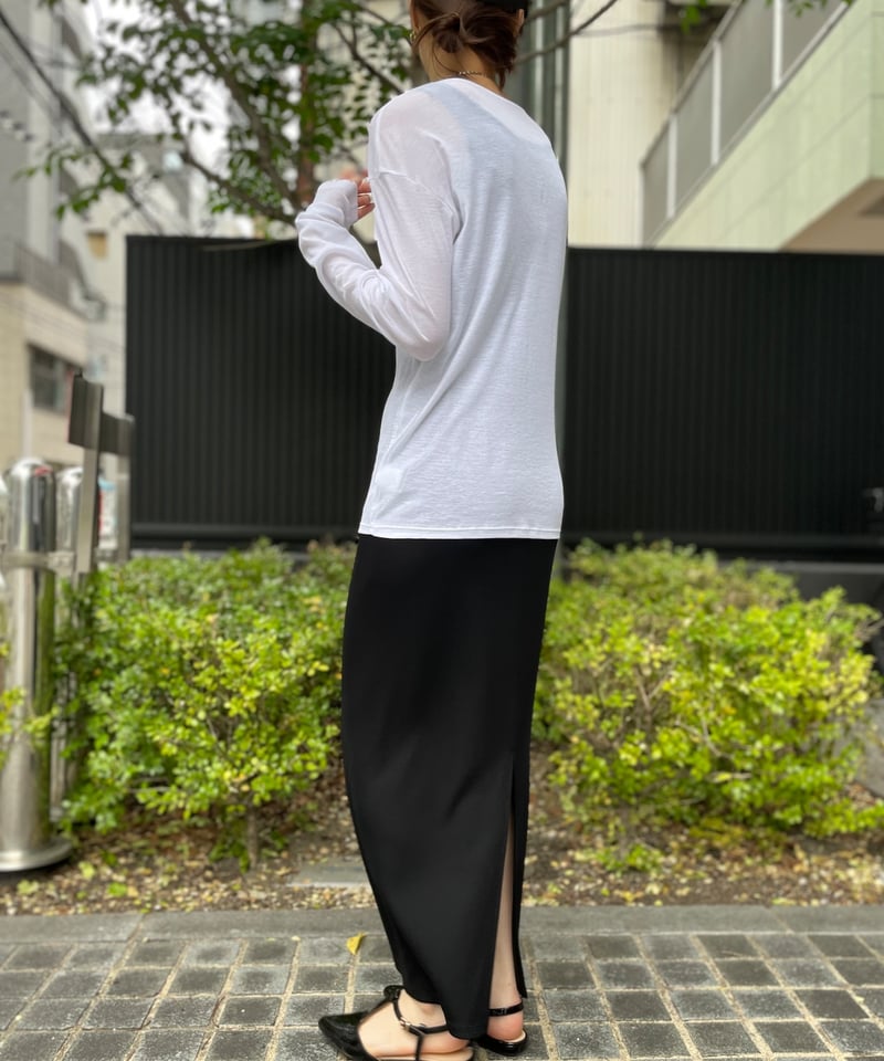 cafune】535614 rib tight skirt | selectshopB5