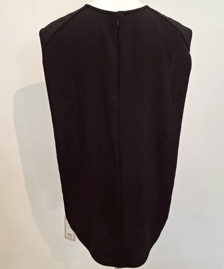 【cafune】525906 mat stretch georgette tuck blouse