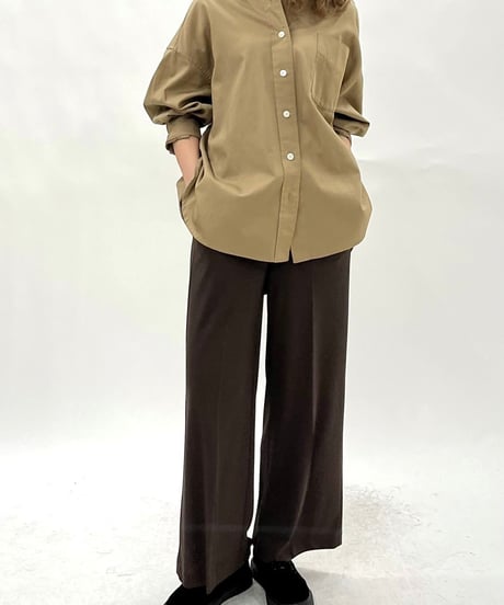【cafune&PASSIONE 26PREFALL 】 36408　オックスオーバーシルエットシャツ