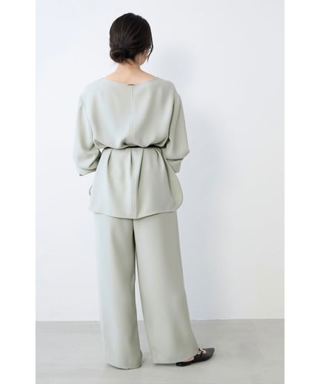 【MICA&DEAL】 0126103012 シルキーストレートワイドパンツ