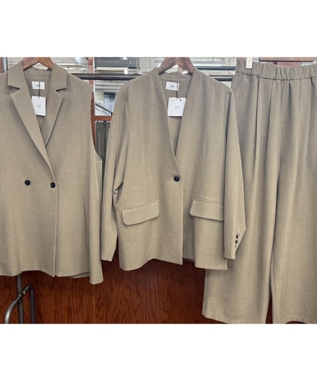 【siro de labonte】R613302 nocollar jacket