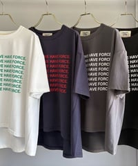 【MARGAUX VINTAGE 】CT-26110-A TOGETHER logo-TEE