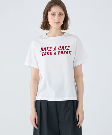 【MACPHEE】12-03-52-03403 コットンプリント Tシャツ