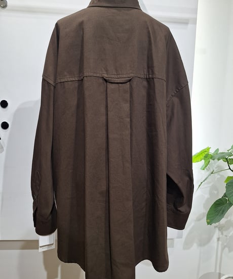 【PASSIONE 】636408 オックスオーバーシルエットシャツ