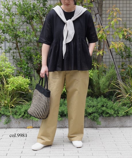【SOIL】ANSL2501 STRIPE SISAL BAG