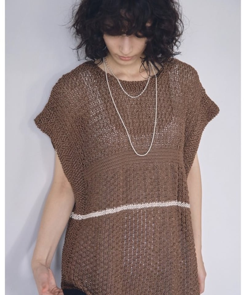 TODAYFUL】12210507 Fringe Pattern Knitvest | se 