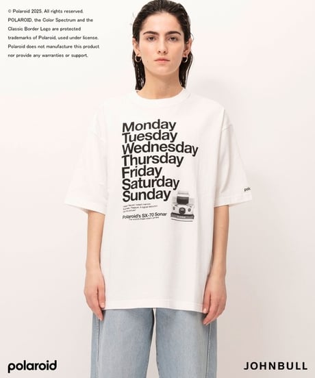【JOHNBULL】JT251C42 POLAROID Tシャツ