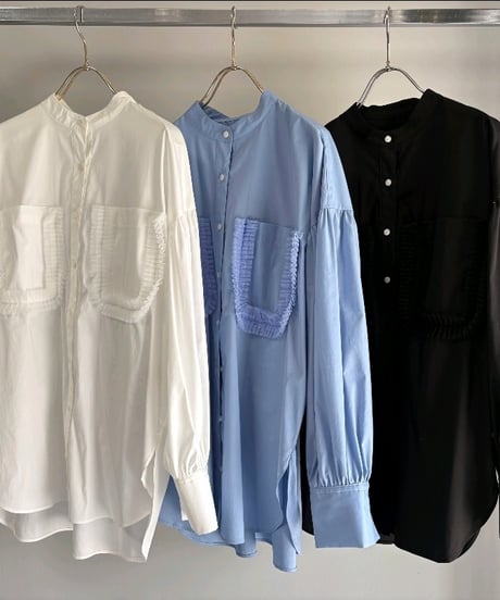 【新品タグ付き】MARGAUX VINTAGE ポケットフリルブラウス CATEGORY MARGAUX vintage | selectshopB5