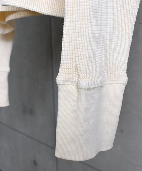【alee】851323 多ボタンヘンリーネックTee