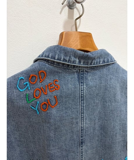 【Universal Style Weare】 661020 RAKUGAKI DENIM JK