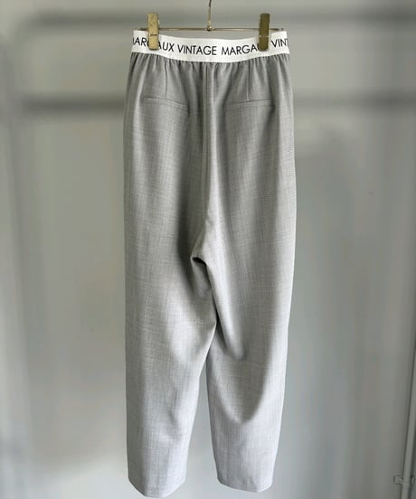 【MARGAUX VINTAGE】PT-26007 - S　ウエストロゴタックパンツ