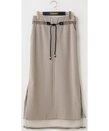 【Lallia Mu 26AW】2614855　ジャージースカート