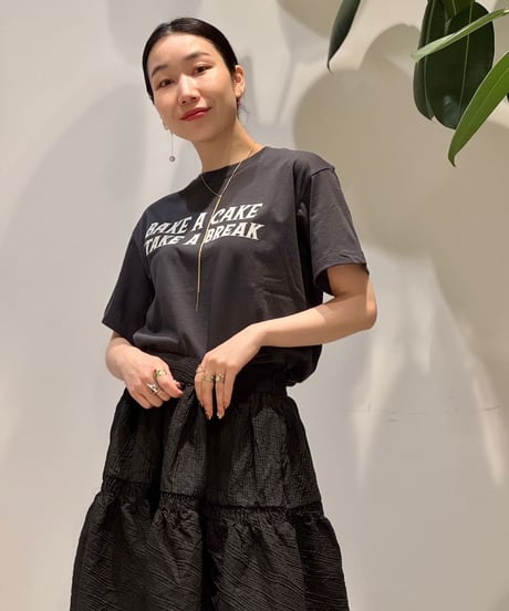 【MACPHEE】12-03-52-03403 コットンプリント Tシャツ