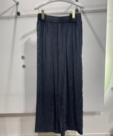 【cafune】535623 silk touch polyester wide easy pants