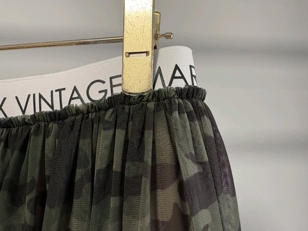 MARGAUX VINTAGE 26SS】SK-26023-S カモフラチュールスカート |