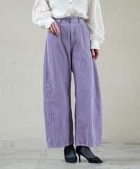 【Lallia Mu 26AW】  2613761 コーデュロイカーブパンツ