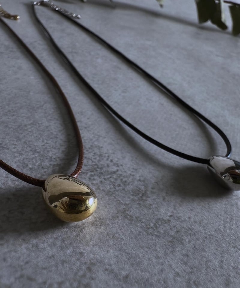 charmaer 26SPRING】216324 ドロップ型コードネックレス | selec