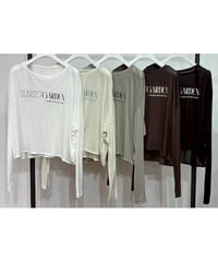 【PRIORITY 26AW】P67050HW シアーロゴTシャツ