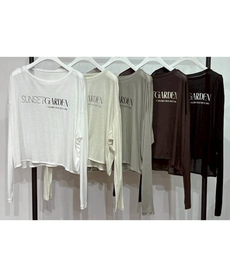 【PRIORITY 26AW】P67050HW シアーロゴTシャツ