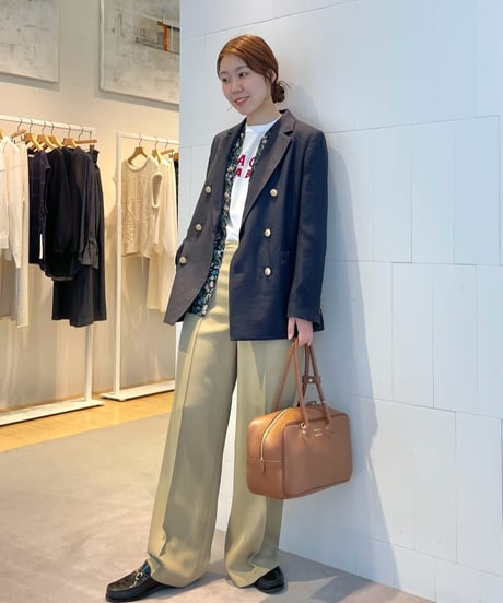 【MACPHEE】12-03-52-03403 コットンプリント Tシャツ